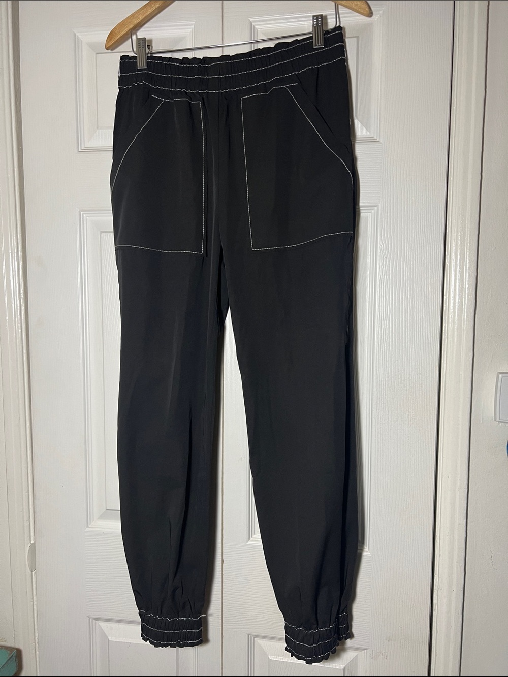 GANNI Highwaist Track Pant Black Women’s Medium